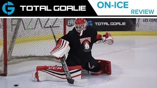 CCM Premier Pro Leg Pads, Catch Glove, and Blocker // On-Ice Review with Matt from CCM // Montreal