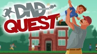 Dad Quest - Using Children As Weapons!? - Becoming a Dad! - Dad Quest Gameplay Part 1