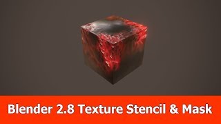 Blender 2.8 Tutorial : Texture Painting with Stencil & Mask