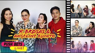 K at Angeline, nagpapapayat daw para sa first major concert sa Big Dome | Push Bets Live