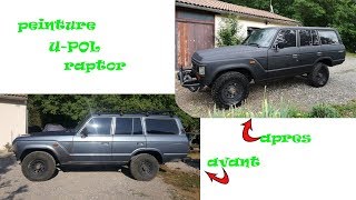 toyota HJ 61 peinture U-pol raptor