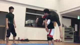 プロレス教室 尼崎市武庫之荘 ボクシング&スポーツジムBMC 2017年6月27日トレーニング