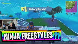 Ninja Freestyle Raps To NEW Wiggle Dance ᴴᴰ