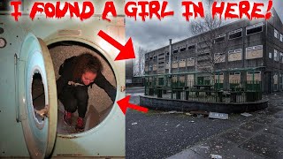 I FOUND A GIRL IN A HAUNTED ABANDONED COLLEGE BASEMENT! | MOE SARGI