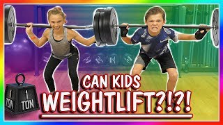 CAN WE DO WEIGHTLIFTING?!?! | We Are The Davises