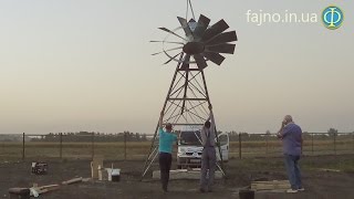 Установка ветряка Koenders (системы для аэрации водоема)
