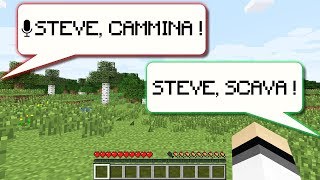 GIOCARE A MINECRAFT CON I COMANDI VOCALI