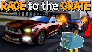 "RACE to the CRATE!" DRIFTING SIMULATOR EPISODE #4 w/Carboom (Roblox Drifting Simulator Alpha)