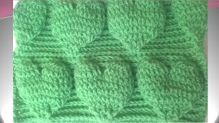 Узор крючком сердечки Часть 1/Мастер-класс для начинающих