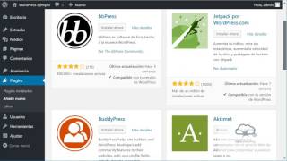 Utilizando Plugins Básicos en Wordpress