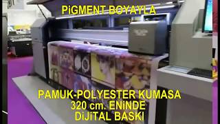 Kumaşa, Ev Tekstili Dijital Baskı Makinesi 320 cm. PWRJET TX 3200DS - Home Textile Fabric Printer