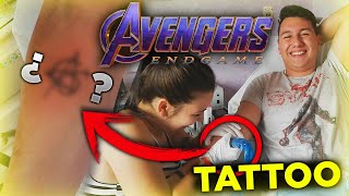 Me hago un TATUAJE por el ESTRENO de 'AVENGERS: ENDGAME'.