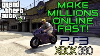 "GTA 5 Online: How to make MILLIONS fast" (WORKS ON PS3 AND 360) "GTA Online Unlimited Money Glitch"