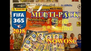 NOWOŚĆ START - FIFA 365 2018 - Multi-Pack karty Panini Adrenalyn xl - Limited Edition