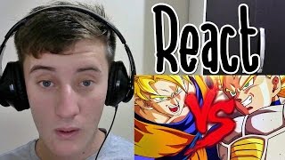 REACT Goku VS. Vegeta 2 | Duelo de Titãs (7 Minutoz)