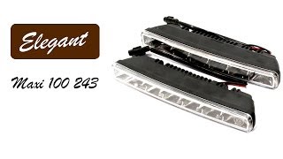 Elegant Maxi 100 243 — дневные ходовые огни (ДХО, DRL) — видео обзор 130.com.ua