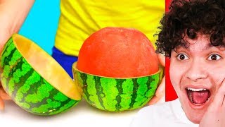 Amazing Watermelon LIFE HACKS *THEY WORKED*
