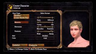 Dark Souls - Character Creation (Very Detail Viewing for Male/Female)
