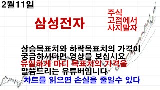 주식 고점에서 사지말자 2월11일 삼성전자
