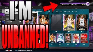 I AM FINALLY UNBANNED IN MYTEAM NBA 2K20! TIME TO BUILD THE TEAM!