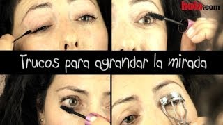 Maquillaje paso a paso: Trucos para alargar las pestañas