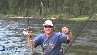 Рыбалка в Тыве 2013 - река Серлиг-Хем и озеро Атактык-Хем