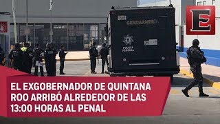 Trasladan a borge al penal federal de Morelos