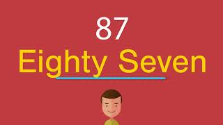 87 по-английски