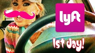 My 1st day on job as a Lyft Driver