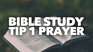 Bible Study - Start With Prayer