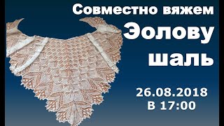 Воскресные посиделки. Совместно вяжем Эолову шаль