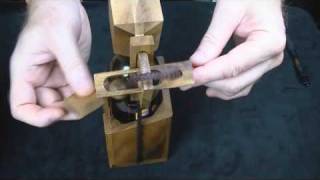 Wine or Beer Bottle wood brain teaser Puzzle - How to get the Bottle OUT -CreativeCrafthouse.com