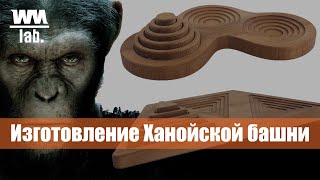 Ханойская башня на планете обезьян. Tower of Hanoi on Planet of the Apes. DIY