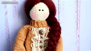 Амигуруми: схема куклы Тильды. Игрушки вязаные крючком. Free crochet patterns.