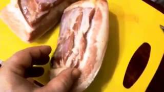 Бекон копчено-вареный своими руками..