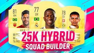 25K STARTER HYBRID SQUAD BUILDER WITH 5 STAR SKILLER!!! FIFA 19 ULTIMATE TEAM