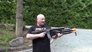 Double Barrel Knife Launcher for the M16 Assault Rifle