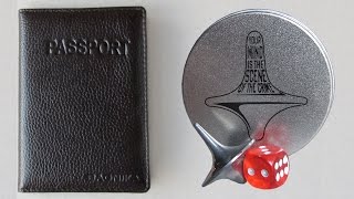 Обложка для паспорта и Волчок Тотем из фильма Начало