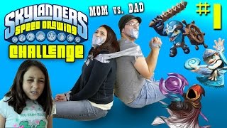 Skylanders Speed Drawing Challenge Part 1: TORTURED PARENTS draw ENIGMA, FLING KONG & FLIP WRECK !!