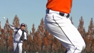 セ・リーグ記録1試合16奪三振、山田勉投手（元ヤクルト）草野球デビュー