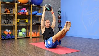 Pilates Jack Knife Teaser Combo with Med Ball
