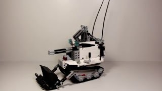 Робот сапёр из ЛЕГО /My own creation robot minesweeper
