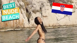 Croatia's Best Nude Beach! Nugal Makarska (Amerikanka Nudistička Plaža Hrvatska)