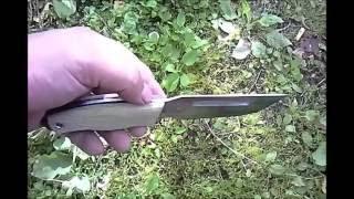 Нож из быстрореза. Сталь Р3М3Ф2.