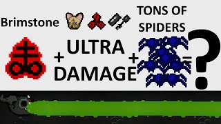 The Binding Of Isaac: Rebirth - INSANE BRIMSTONE DAMAGE + SPIDER KING - SICK COMBOS Ep. 15