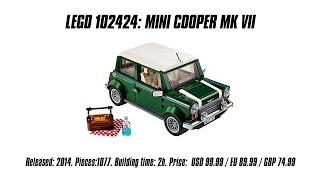 'Lego 10242 Mini Cooper Mk VII' Unboxing, Speed Build & Review | Sariel's LEGO Technic Den