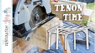 Starting the First OAK TIMBER FRAME