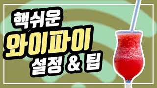 핵쉬운 와이파이 설정 & 팁