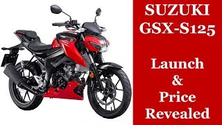 Suzuki GSX S125 Price and Launch Revealed