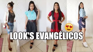 MINHA IRMÃ MONTOU LOOK'S EVANGÉLICOS|MODA EVANGÉLICA|Juliane Jocoski